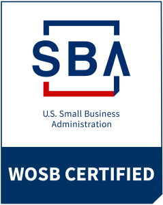 SBA-Certified Woman-Owned Small Business (WOSB)
